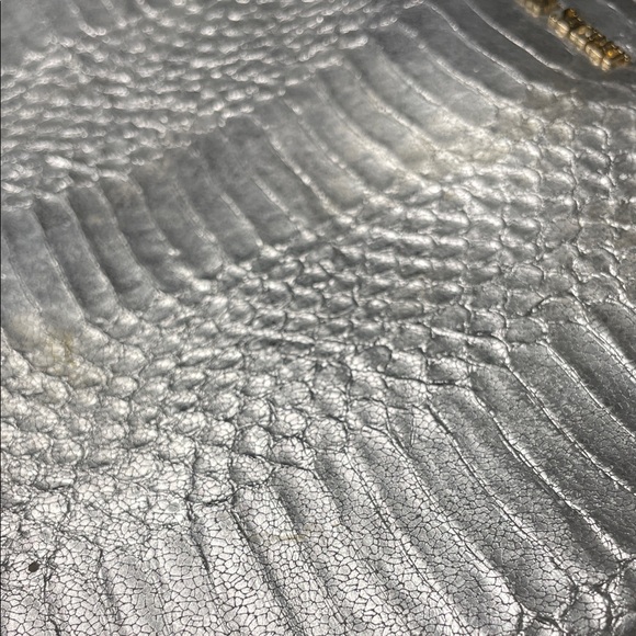 Victoria's Secret Metallic Silver Cosmetic Bag - Picture 4 of 7